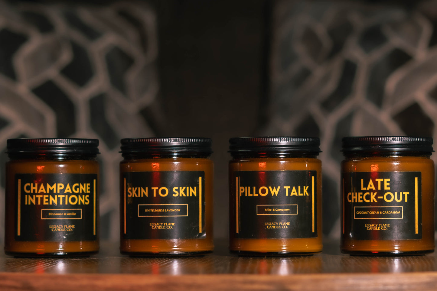 Soy Candle: Champagne Intentions, Cinnamon & Vanilla Scent
